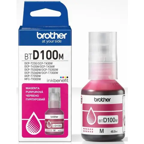 Tusz Brother BTD100M Magenta do drukarek (Oryginalny) [5k]